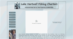 Desktop Screenshot of lakehartwellfishingcharters.com